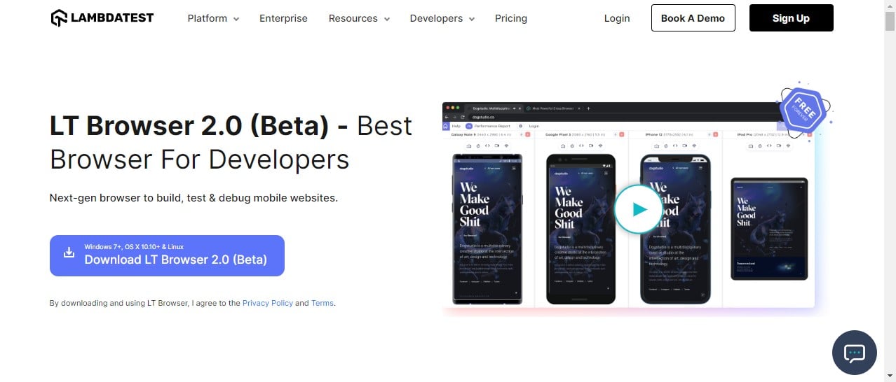 lt browser homepage