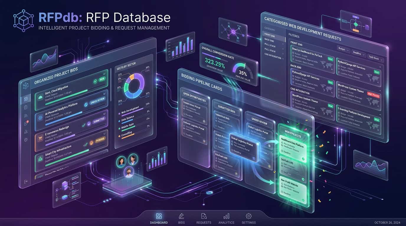 RFP Database platform illustration