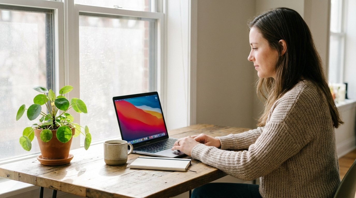 working from home